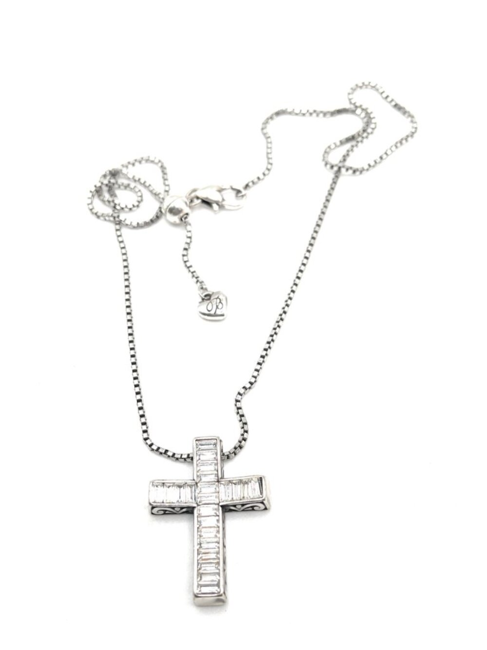 Brighton Ice Out Cross Pendant Necklace - 0797